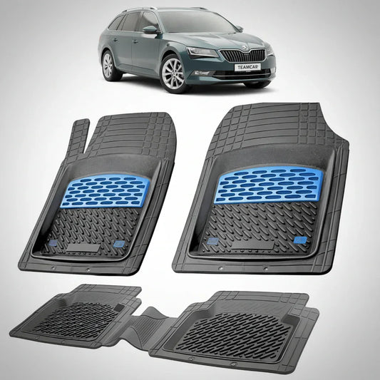 Covorașe Skoda Superb III Combi 2015-2019 | Blue Edition – TeamCar®