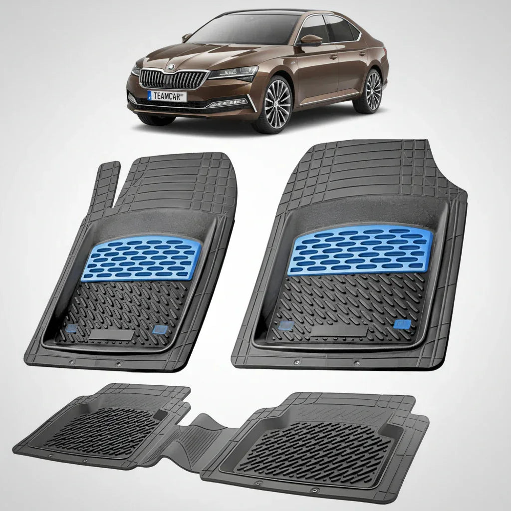 Covorașe Skoda Superb III Liftback Facelift 2019-2024 | Blue Edition – TeamCar®