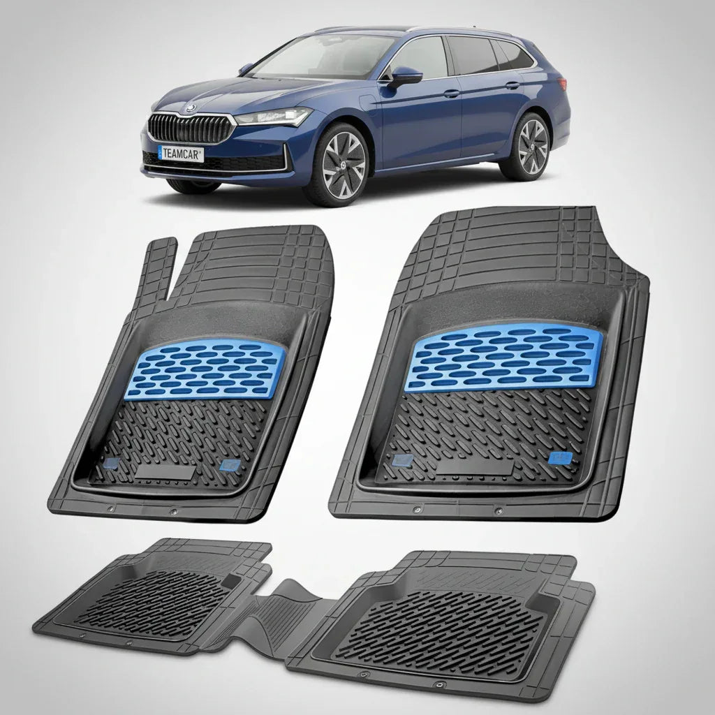 Covorașe Skoda Superb IV Combi 2024+ | Blue Edition – TeamCar®