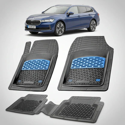 Covorașe Skoda Superb IV Combi 2024+ | Blue Edition – TeamCar®