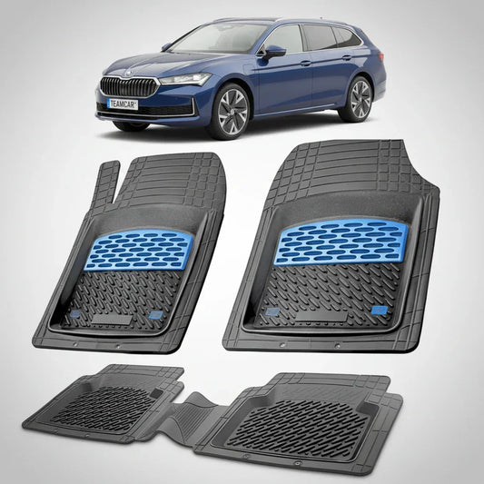 Covorașe Skoda Superb IV Combi 2024+ | Blue Edition – TeamCar®