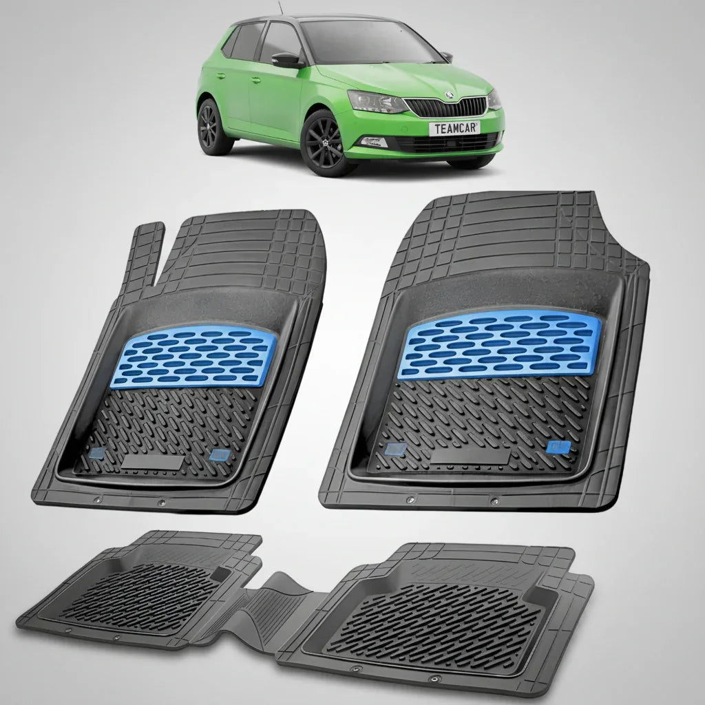Covorașe Skoda Fabia III Hatchback 2014-2021 | Blue Edition – TeamCar®