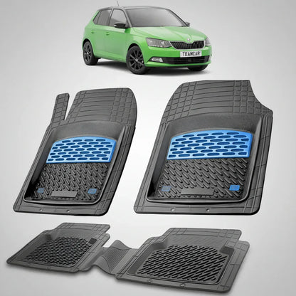 Covorașe Skoda Fabia III Hatchback 2014-2021 | Blue Edition – TeamCar®