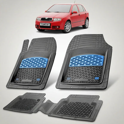 Covorașe Skoda Fabia I 2004-2007 | Blue Edition – TeamCar®