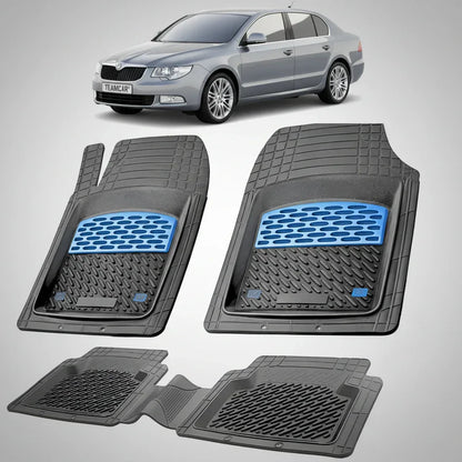 Covorașe Skoda Superb II 2008-2015 | Blue Edition – TeamCar®