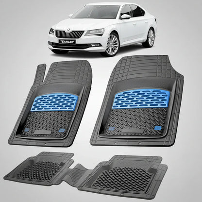 Covorașe Skoda Superb III 2015-2023 | Blue Edition – TeamCar®
