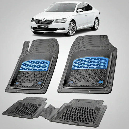 Covorașe Skoda Superb III 2015-2023 | Blue Edition – TeamCar®