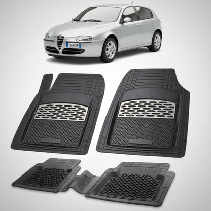 Covorase Alfa Romeo 147 Hatchback 5 Usi Pre-Facelift Compatibile 2000-2004 | Silver