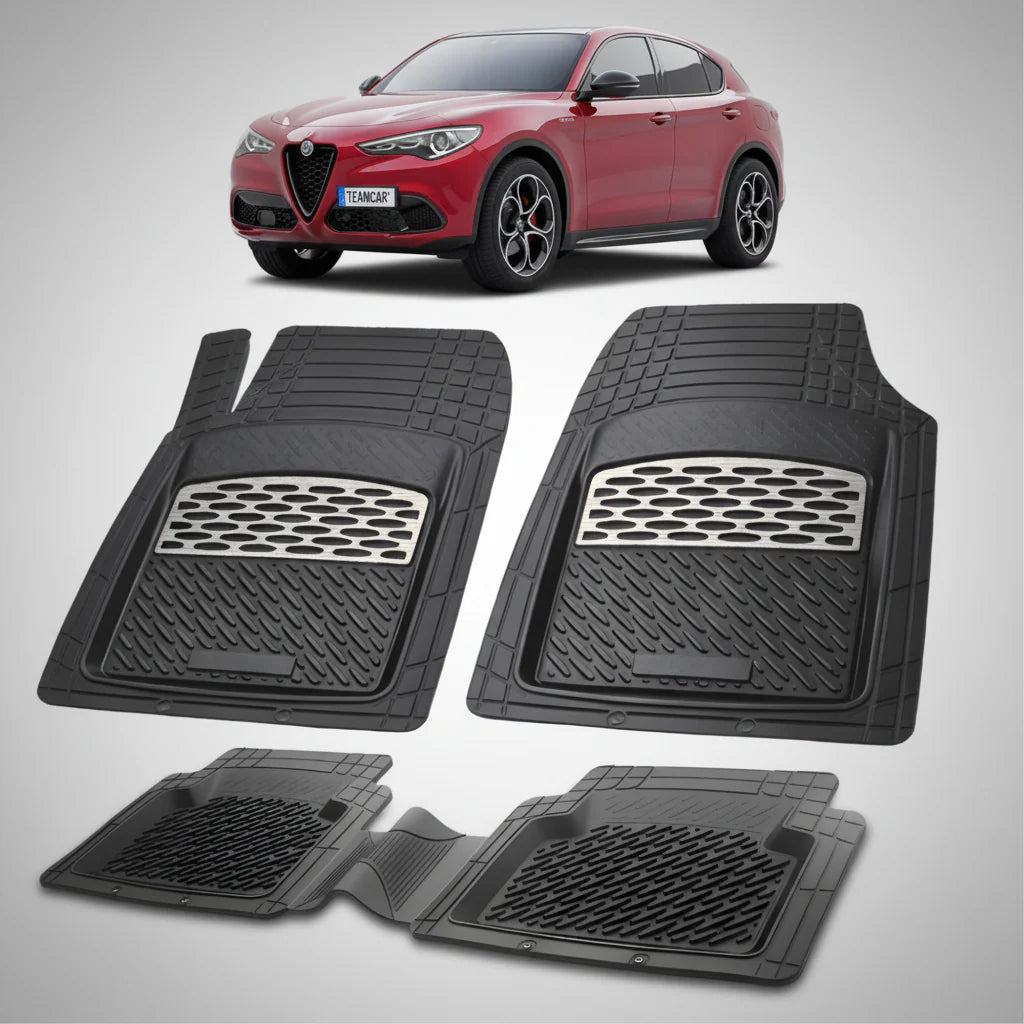 Covorase Alfa Romeo Stelvio SUV Facelift Compatibile 2020-2026 | Silver