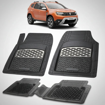 Covorașe Dacia Duster II Facelift 2021-2024 Compatibile | Silver Edition – TeamCar®