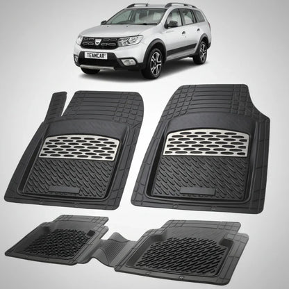 Covorașe Dacia Logan MCV Stepway 2017-2020 Compatibile | Silver Edition – TeamCar®