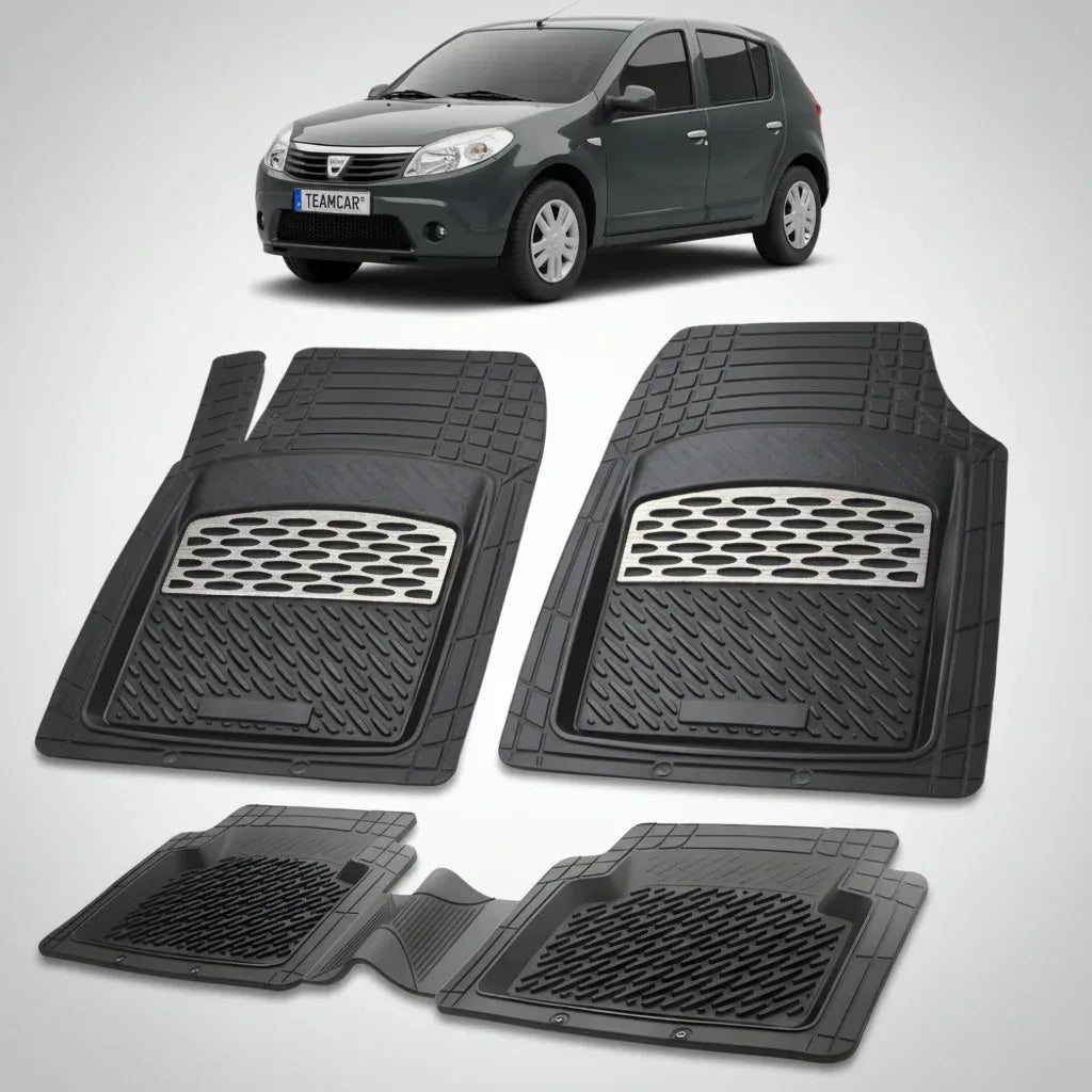 Covorașe Dacia Sandero I Hatchback 2008-2012 Compatibile | Silver Edition – TeamCar®