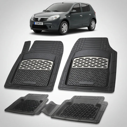 Covorașe Dacia Sandero I Hatchback 2008-2012 Compatibile | Silver Edition – TeamCar®