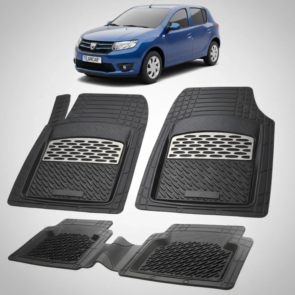 Covorașe Dacia Sandero II Hatchback 2012-2020 Compatibile | Silver Edition – TeamCar®
