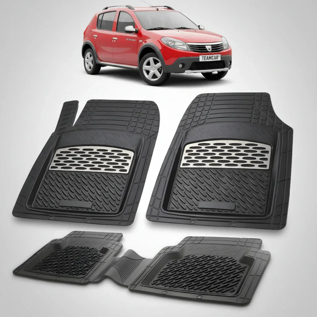 Covorașe Dacia Sandero Stepway I 2009-2012 Compatibile | Silver Edition – TeamCar®
