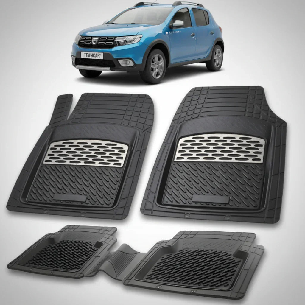 Covorașe Dacia Sandero Stepway II 2012-2020 Compatibile | Silver Edition – TeamCar®