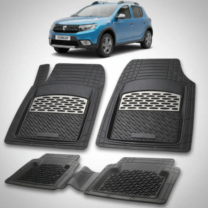 Covorașe Dacia Sandero Stepway II 2012-2020 Compatibile | Silver Edition – TeamCar®