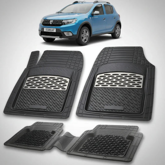 Covorașe Dacia Sandero Stepway II 2012-2020 Compatibile | Silver Edition – TeamCar®