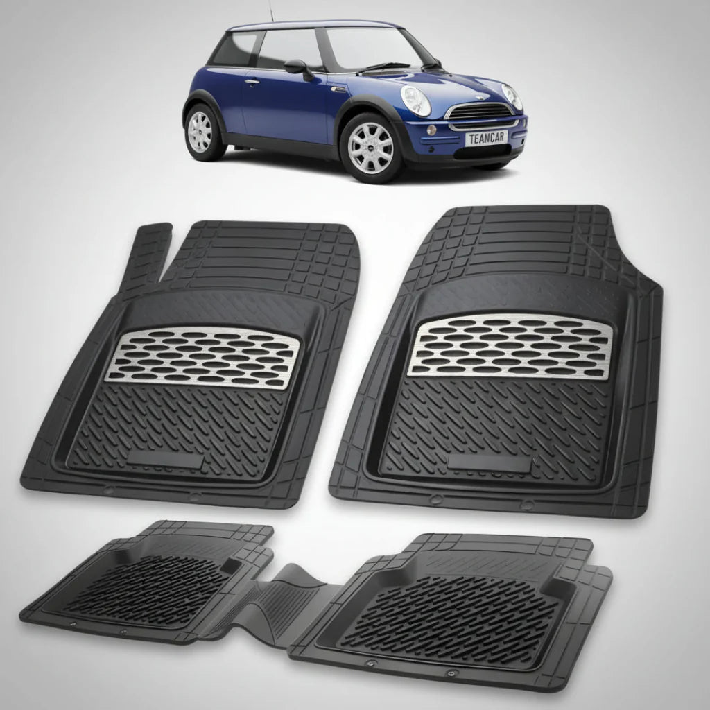 Covorașe MINI Hatch R50 R53 2001-2006 | Silver Edition – TeamCar®