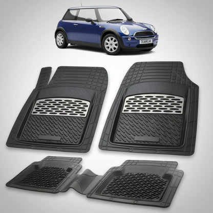 Covorașe MINI Hatch R50 R53 2001-2006 | Silver Edition – TeamCar®