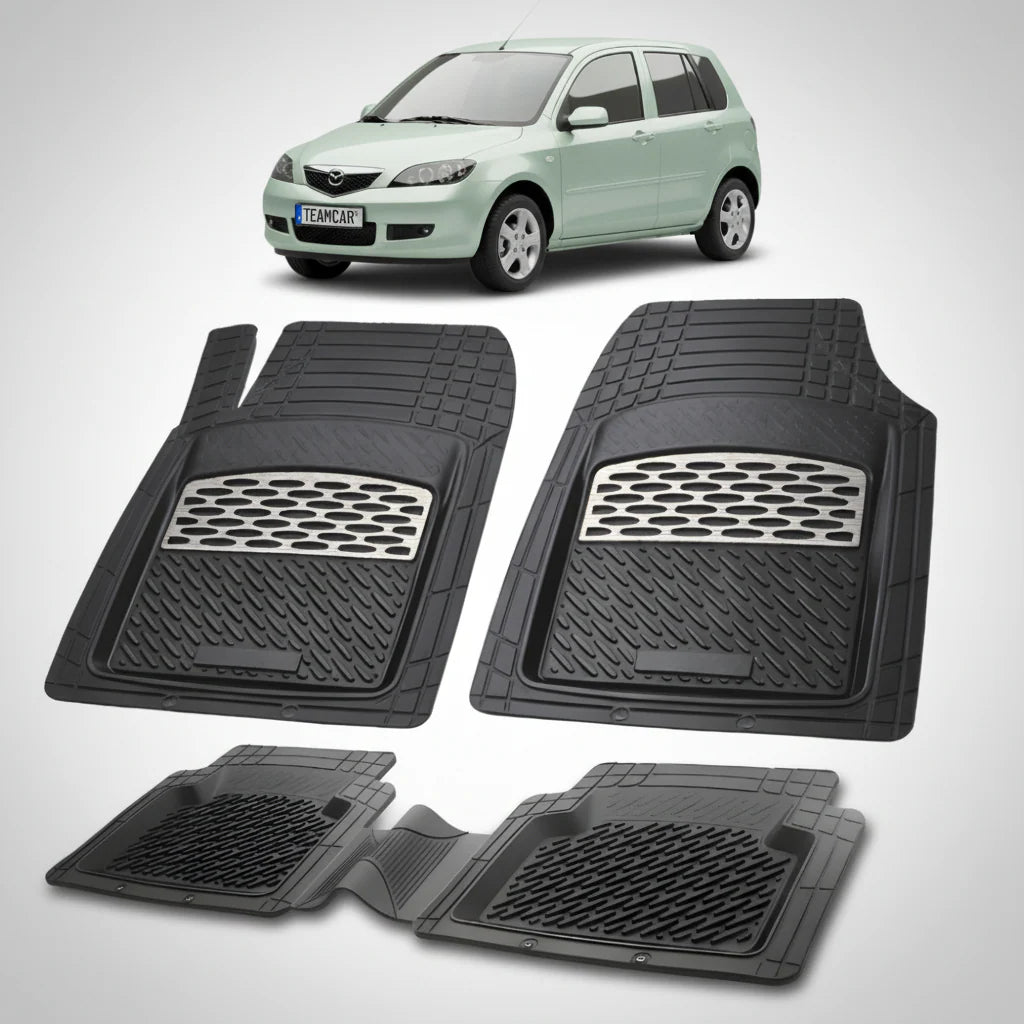 Covorase Mazda 2 DY Hatchback 5 Usi Compatibile 2003-2005 | Silver