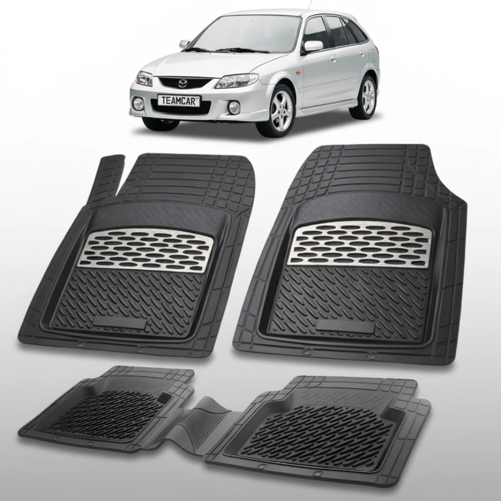 Covorase Mazda 323 BJ Facelift Hatchback 5 Usi Compatibile 2001-2003 | Silver