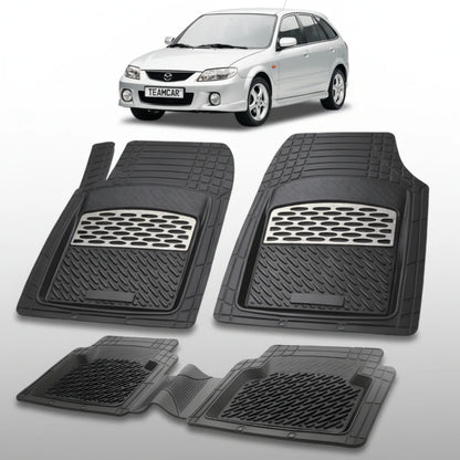 Covorase Mazda 323 BJ Facelift Hatchback 5 Usi Compatibile 2001-2003 | Silver