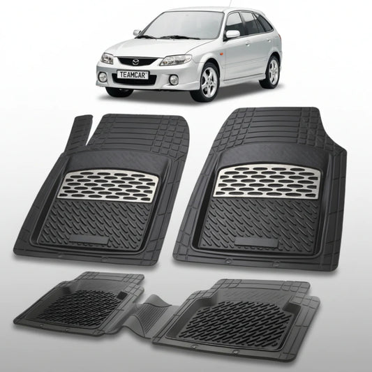 Covorase Mazda 323 BJ Facelift Hatchback 5 Usi Compatibile 2001-2003 | Silver