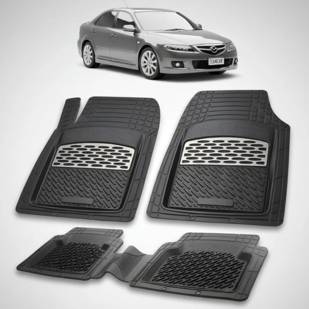 Covorașe Mazda 6 GG Facelift Hatchback 5 uși Compatibile 2005-2008 | Silver