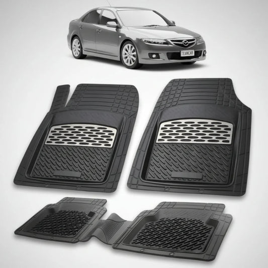 Covorașe Mazda 6 GG Facelift Hatchback 5 uși Compatibile 2005-2008 | Silver