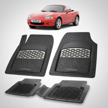 Covorașe Mazda MX-5 NB Facelift Roadster 2000-2005 | Silver Edition – TeamCar®