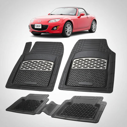 Covorașe Mazda MX-5 NC Facelift Soft Top 2009-2015 | Silver Edition – TeamCar®
