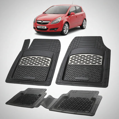 Covorase Opel Corsa D Compatibile Hatchback 4 usi 2006-2014 | Silver