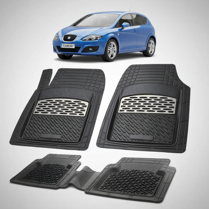 Covorase Seat Leon Hatchback 5 Usi Facelift Compatibile 2009-2012 | Silver
