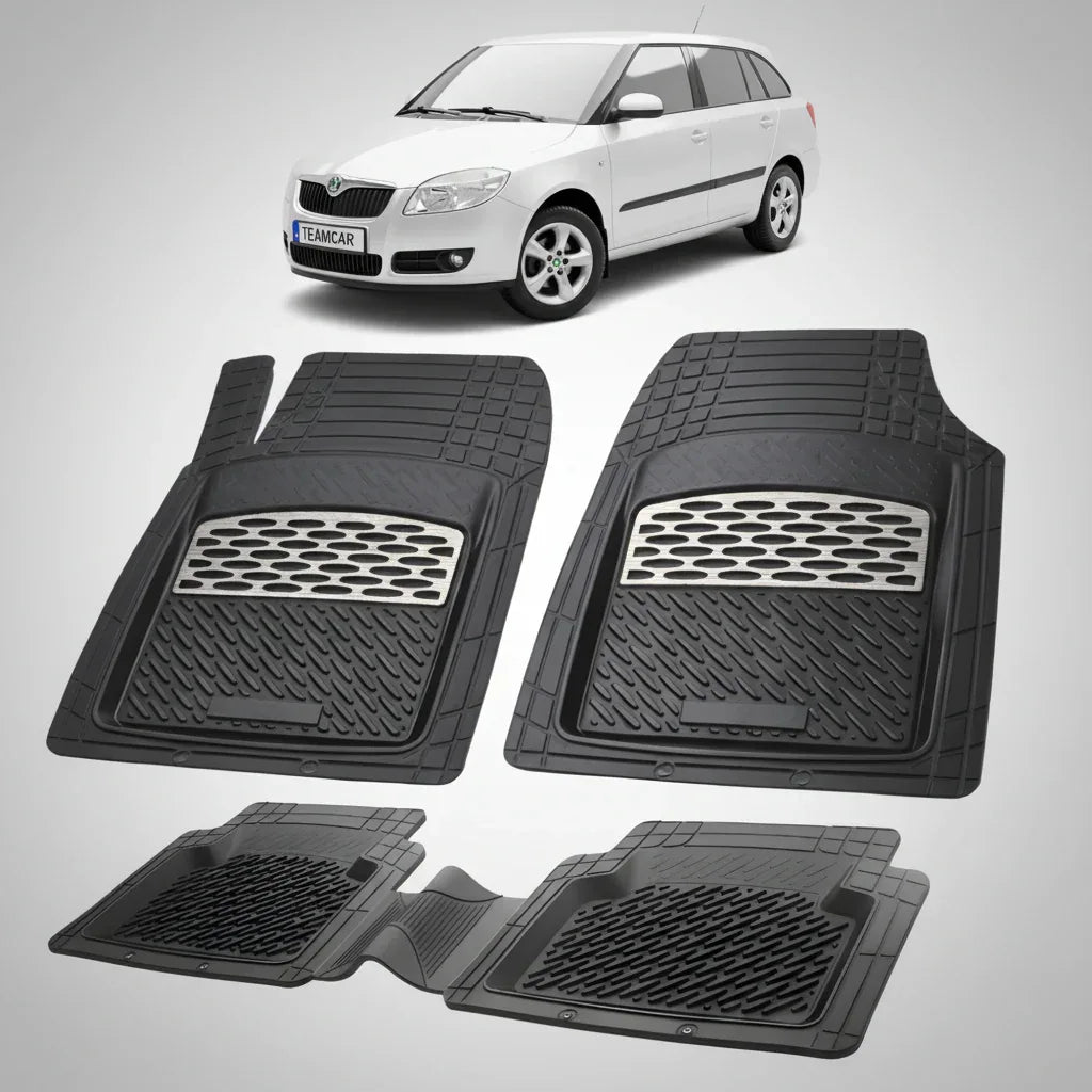 Covorașe Skoda Fabia II 2007-2014 | Silver Edition – TeamCar®