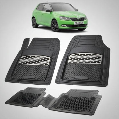 Covorașe Skoda Fabia III Hatchback 2014-2021 | Silver Edition – TeamCar®