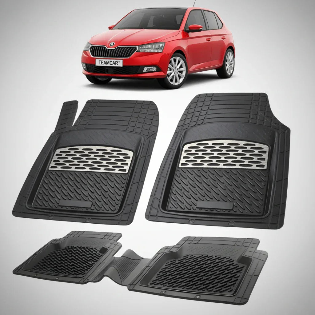 Covorașe Skoda Fabia III Hatchback 2014-2021 | Silver Edition – TeamCar®