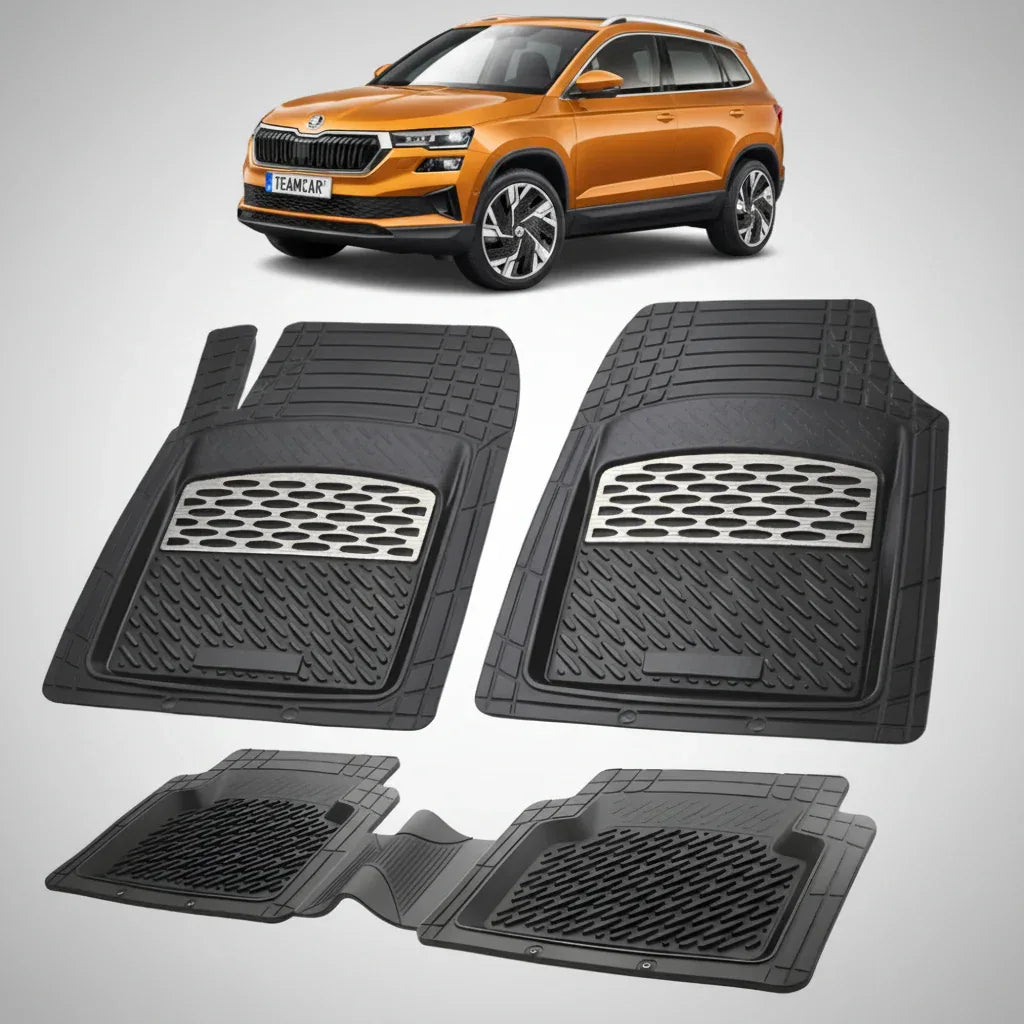 Covorașe Skoda Karoq I 2017+ | Silver Edition – TeamCar®