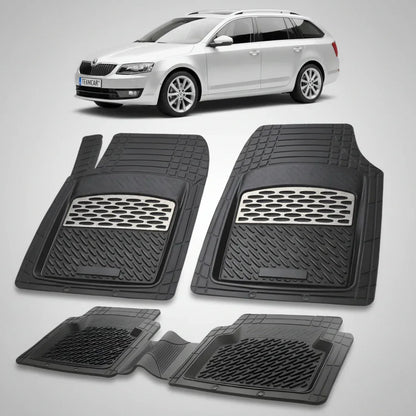Covorașe Skoda Octavia III Combi 2013-2016 | Silver Edition – TeamCar®