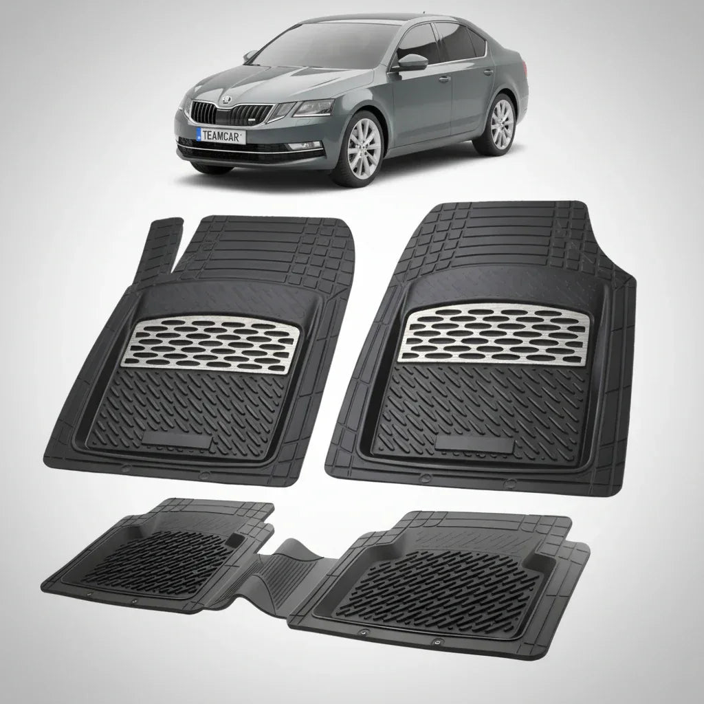 Covorașe Skoda Octavia III Sedan 2013-2020 | Silver Edition – TeamCar®