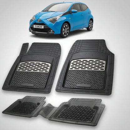 Covorase Toyota Aygo AB40 Compatibile Hatchback 2014-2018 | Silver