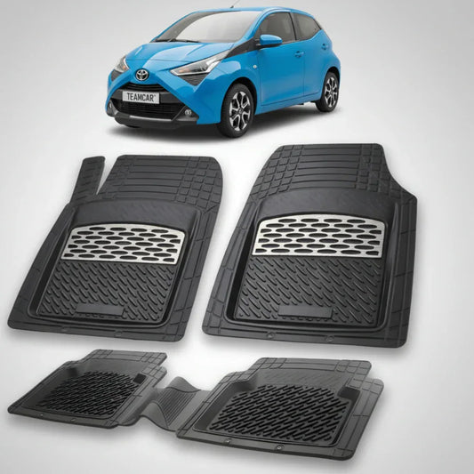 Covorase Toyota Aygo AB40 Compatibile Hatchback 2014-2018 | Silver