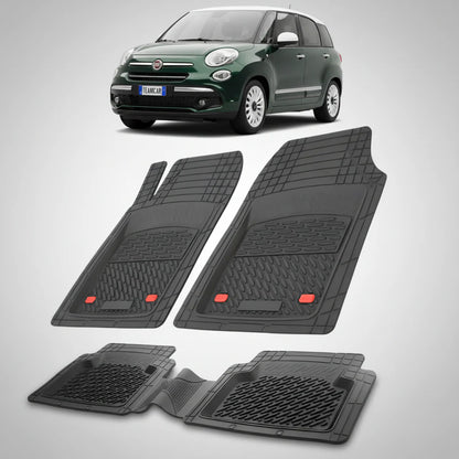 Covorase Fiat 500L Wagon Facelift Compatibile 2017-2021 | Black