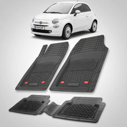 Covorase Fiat 500 Hatchback Facelift Compatibile 2015-2024 | Black