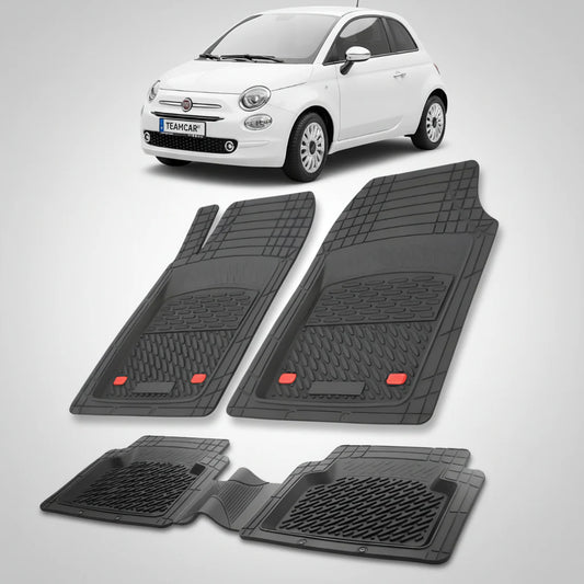 Covorase Fiat 500 Hatchback Facelift Compatibile 2015-2024 | Black