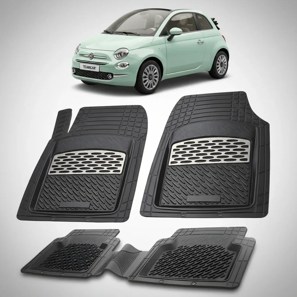 Covorase Fiat 500C (Cabrio) Compatibile 2009-2015 | Silver