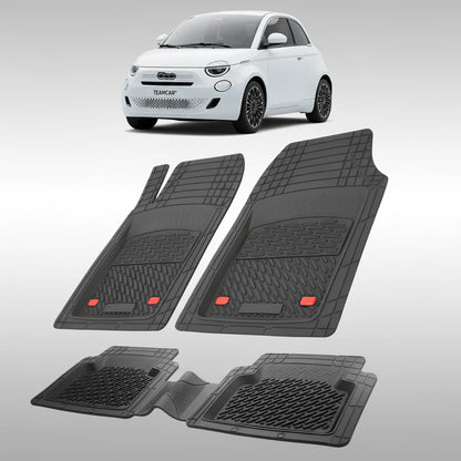 Covorase Fiat 500 Hybrid Compatibile 2020-2024 | Black