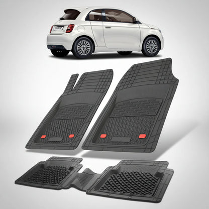 Covorase Fiat 500e 3+1 Compatibile 2020+ | Black
