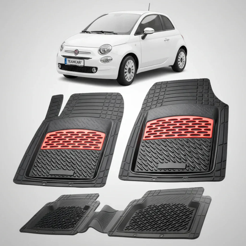 Covorase Fiat 500 Hatchback Facelift Compatibile 2015-2024 | Red