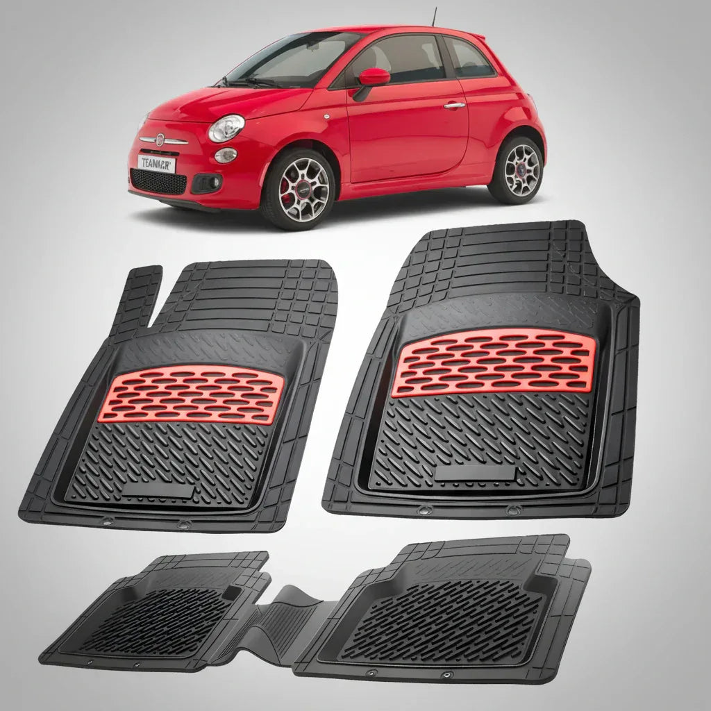 Covorase Fiat 500 Hatchback Compatibile 2007-2015 | Red